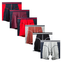 Modal lengthen sport U-shaped colorful men's boxers/briefs